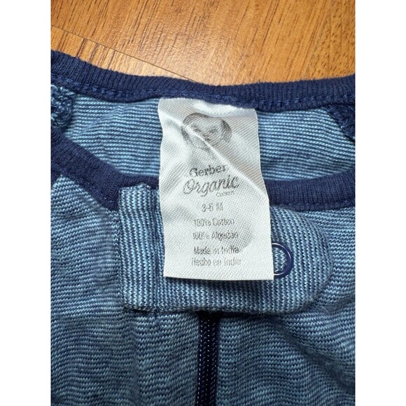 Boy 6M Sleeper Lot Burts Bees Christmas Little Me Gerber Organic Child Of Mine - Picture 13 of 14